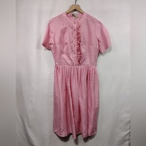 NWT Vintage Meg Marlowe Preppy Slip Dress Women's 18 Pink Deadstock Barbiecore